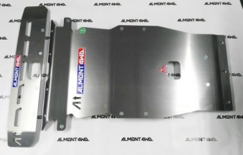Protección frontal y bajo parachoques 8mm Land Rover Discovery 3